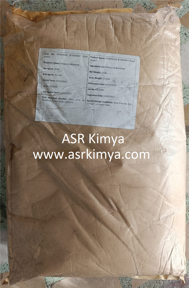 POTASYUM BİTARTARAT - KREM TARTAR